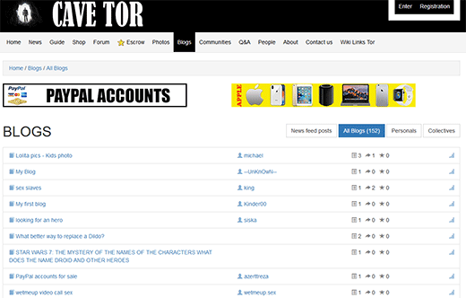 Blogs dark web tor